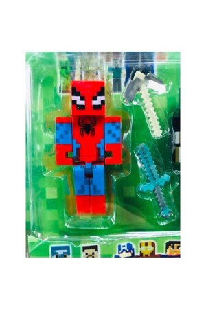 Mine Craft 6-teiliges Figuren-Spielzeug-Spider-Man-Lego-Set und Lego-Spielzeug - 5