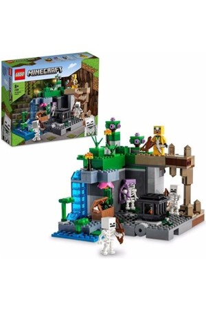 ® Minecraft® İskelet Zindanı 21189 - 8 Yaş ve Üzeri Çocuklar için Yapım Seti (364 Parça) - 1