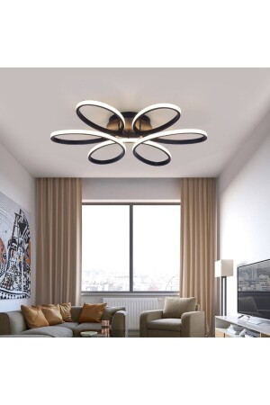 Minel Dekor Papatya Model Led 50cm- Tavan Lambası- Modern Aydınlatma- Dekoratif Şık Avize - 3