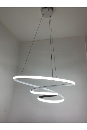 MİNEL DEKOR PENDELLEUCHTE RINGMODELL LED50 CM, DECKENLEUCHTE, MODERNE BELEUCHTUNG, DEKORATIVER CHIC-KRONLEUCHTER Minel112236 - 2