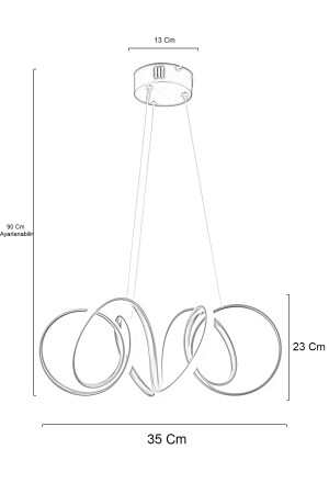 Minerva Antik Moderne Pendelleuchte Tageslicht Licht Wohnzimmer Küche Zimmer LED Kronleuchter - 5