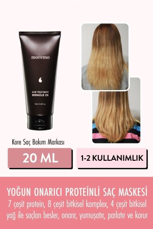 [mini Boy] Hair Treatment 2x Miracle (KORENDY) Onarıcı Saç Maskesi 20 ml - 2