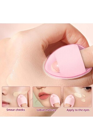 Mini Cosmetic Puff Finger Gesicht Make-up Schwamm trocken nass Tuch Schwamm unter Augen Concealer Concealer - 5