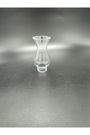 Miniatur-Gaslampenglas. Volltransparente Farbe. (DURCHMESSER UNTEN: 3. 00CM-:H:10. 50CM) MINIATURLAMPE GLAS. TRANSPARENT - 7