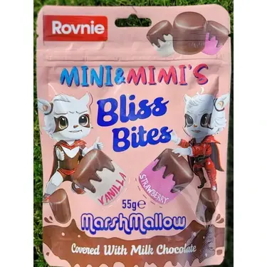 MINI&MIMI`S BLISS BITES MARSHMELLOW CHOCO 55GR - 1