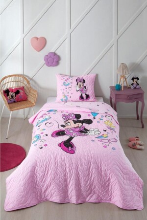 Minnie Mouse Icon Steppbettbezug-Set für Einzelbett 8697353525865 - 2