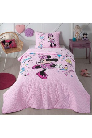 Minnie Mouse Icon Steppbettbezug-Set für Einzelbett 8697353525865 - 4