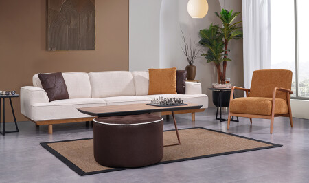 Minotti Ahşap Koltuk Takımı - 5