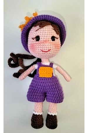 Minyatür Nelly Bebek Amigurumi Organik Oyuncak Opminyatürnellybebek - 1