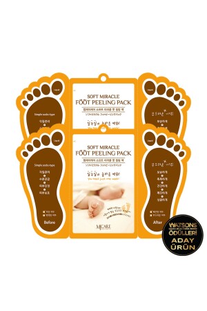 Miracle Foot Peeling Pack - Çorap Tipi Ayak Peeling Maskesi 2'li 1518072 - 3