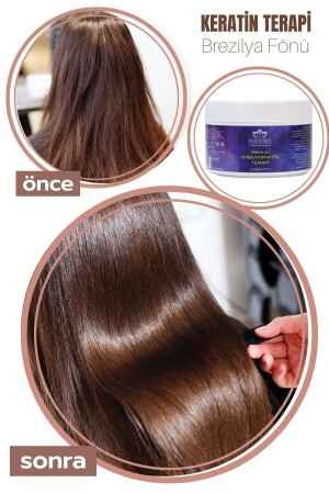 Miraculous Premium Cream Keratin Therapy / Anhaltende Pflege für Monate / Seidiges und glattes Haar / Brasilianisches Föhnen / - 2