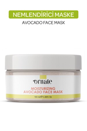 Mitesser, Akne, Porenreinigende Avocado-Gesichtsmaske mit weißer Tonerde 100 ml AVAKADOMASK2 - 3