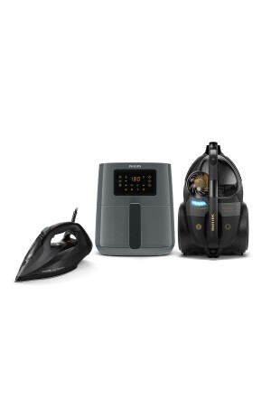 Mitgift-Set (Staubsauger ohne Beutel XB9145/07, Dampfbügeleisen DST7511/80, Airfryer HD9255/60) SET. PHL. 009 - 2