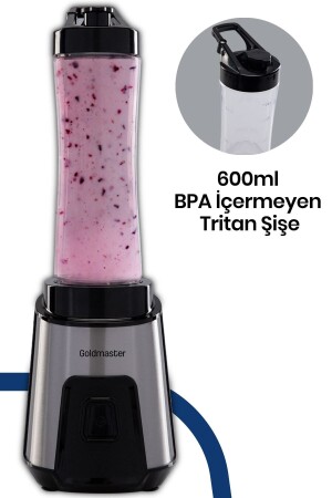 Mix Up Buz Kırma Özellikli Paslanmaz Çelik Bıçaklı Kişisel Smoothie Blender - 8