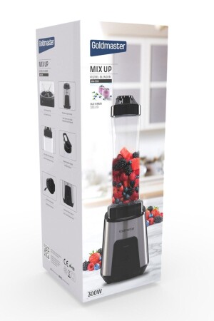 Mix Up Buz Kırma Özellikli Paslanmaz Çelik Bıçaklı Kişisel Smoothie Blender - 10