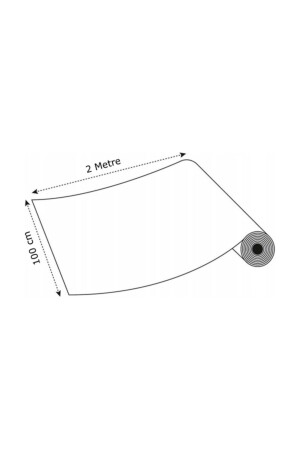 Mobilya Dolap Kaplama Folyosu Parlak Beyaz 100cm X 2 Metre - 4