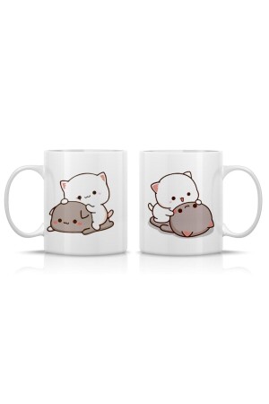 Mochi Cat Dear Couple Love Tassen-Set, 2-teilig. mochi5e2e - 3