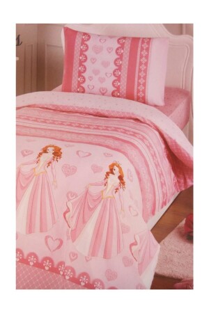 Modaletto Pink Sweet Princess Einzelbettbezug-Set pmbswtprnctk - 2