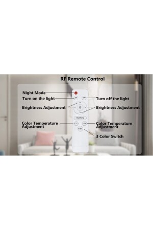 Modern Concept Tasarım Lucca Led Avize Siyah Gövde Ledli Avize Beyaz Işık burenze1211 - 5