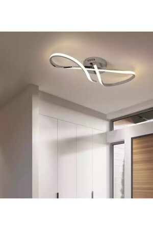 Modern Luxury Tasarım Plafonyer Led Avize Krom burenze1005 - 6