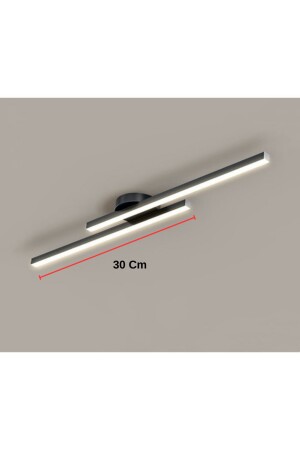 Moderne Decken-Korridor-Beleuchtungsstange, LED, schwarzes Tageslicht, lineare Kronleuchter-Leuchte, Binär-Dual-Linear - 4