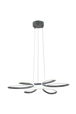 Moderne geräucherte Flora-Hängelampe, weißes Licht, Wohnzimmer, Küche, LED-Kronleuchter - 4