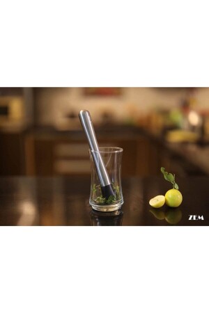 Mojito Tokmağı Ve Kokteyl Karıştırma Kaşığı Çatallı ZEM.99682 - 5