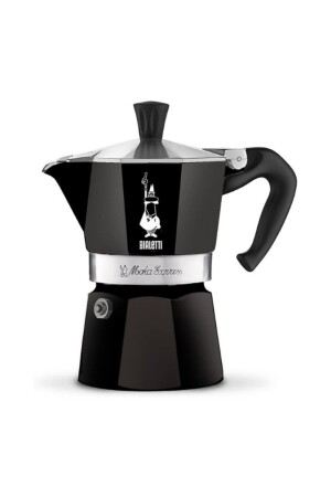 Moka Express Black 3 Cup (Moka Express 3 Cup Black Aluminium Moka Pot) - 3