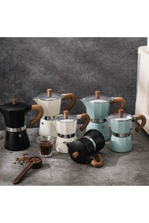 Mokapot 6-cup Coffeehutt Bigg Coffee Kahve Demleme Kahve Ekipmanı Italyan Filtre Kahve Makinesi - 5