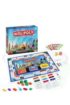 Molipoly Monopoly Metropol Mega City Emlak Ticareti Oyunu poly1 - 5