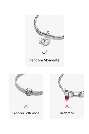 Moments Armband aus 925er Sterlingsilber mit Zylinderclip - 9