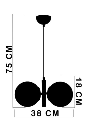 Monera Antik-Kronleuchter aus beschichtetem Rauchglas 10146202 - 5