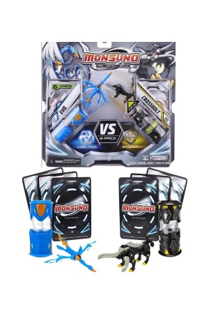 Monsuno, Lisanslı Evo Vs Crossbolt Figürleri, Fırlatma Kapsülleri Ve 6 Oyun Kartı evo-crossbolt-6kart - 3