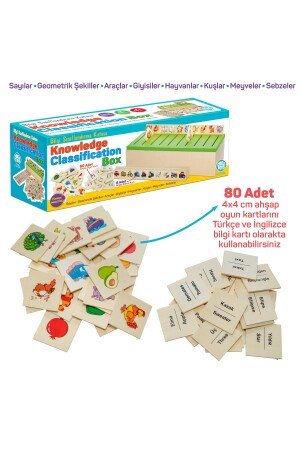 Montessori Bilgi Sınıflandırma Kutusu - Mazgallı - 7