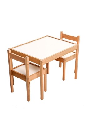 Montessori-Holztisch- und Stuhlset BYT-3499 - 2