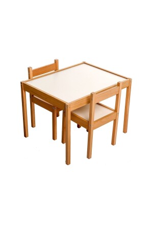 Montessori-Holztisch- und Stuhlset BYT-3499 - 4