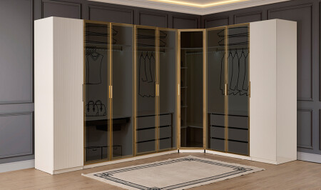 Mood Eckgarderobe in Ecru - 1