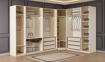 Mood Eckgarderobe in Ecru - 4