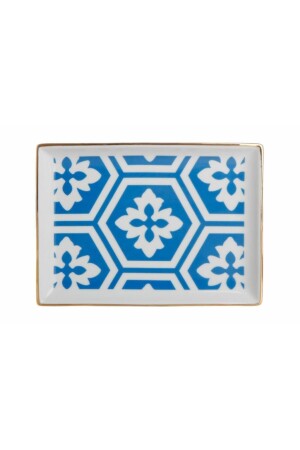 Morocco Desen2 Mavi 18x13 Cm Kahvaltı Tabağı - 358819 04A-P018775 - 4