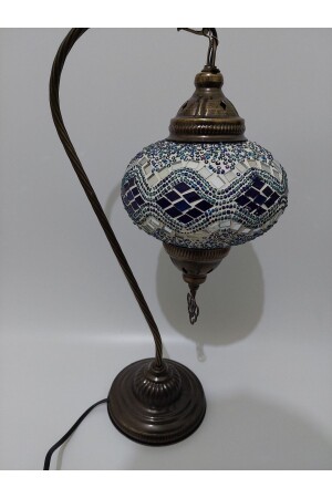 Mosaik-Lampenschirm, Tischlampe aus Rohrgeflecht, Nr.: drei 18 cm türkische Lampen56678 - 1