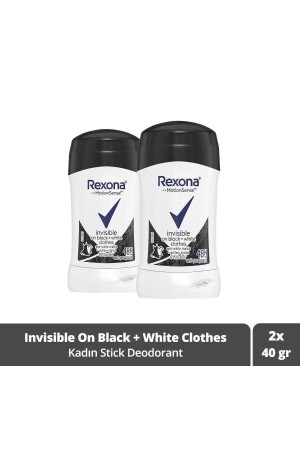 Motion Sense Kadın Stick Deodorant Invisible On Black - White Clothes 40 g X 2 Adet - 1