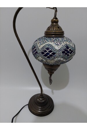 Mozaik Abajur, Baston Masa Lambası, No:üç 18cm turkishlamps56678 - 4