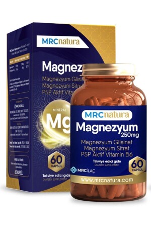 Mrc Natura Magnesium 250 mg Bisglycinat & Citrat & P5p Vitamin B6 60 Kapseln P5P VITAMIN B6 - 2