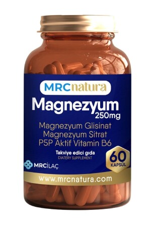 Mrc Natura Magnesium 250 mg Bisglycinat & Citrat & P5p Vitamin B6 60 Kapseln P5P VITAMIN B6 - 7