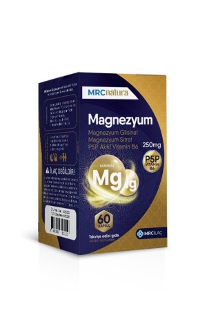 Mrc Natura Magnesium 250 mg Bisglycinat & Citrat & P5p Vitamin B6 60 Kapseln P5P VITAMIN B6 - 8