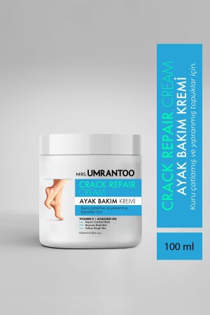 MRS.UMRANTOO Crack Repair Cream Çatlak Onarıcı Ayak Bakım Kremi 100 ml - 2