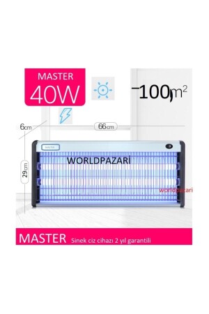 Mtr 2x20 40w Fliegenkiller-Abwehrlampe Mtr 2X20 - 4