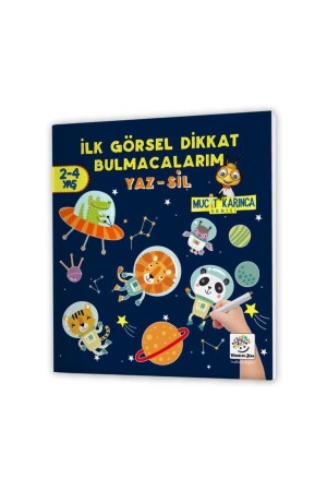 Mucit Karınca Yaz Sil Serisi Ilk Görsel Dikkat Geliştirme Kitabım - 3