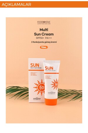 Multi Sun 70ml Adenozin Içeren Yapışkan His Bırakmayan Leke Karşıtı Spf50 Pa-- Uva-uvb Güneş Kremi - 5