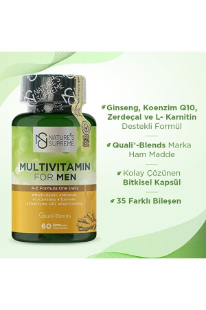 Multivitamin For Men 60 Kapsül - 5